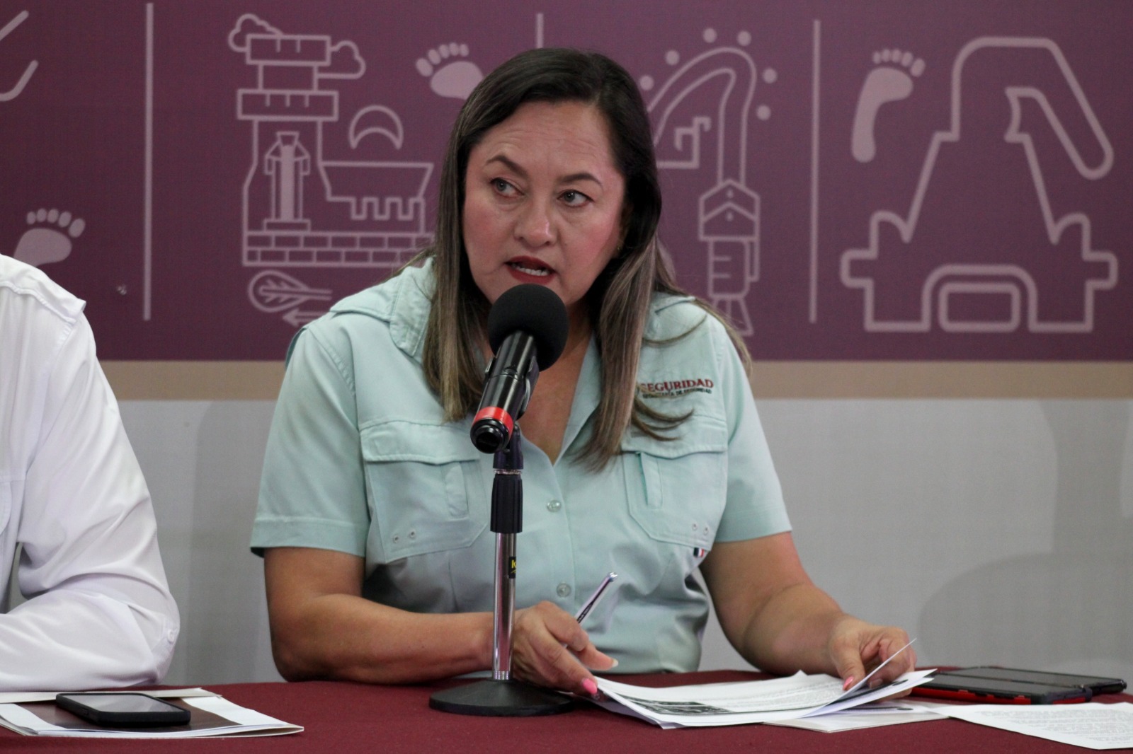 SINALOA SEGURIDAD 01 OCTUBRE La vocera de Seguridad detalló que esto es gracias al despliegue operativo del Grupo Interinstitucional en todo el estado.