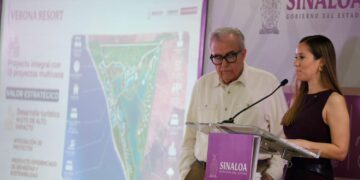 El desarrollo, gestionado tras la feria FITUR en España, incluirá en su primera etapa 500 habitaciones y un club de playa, mientras que el gobernador Rubén Rocha Moya confirmó la donación de seis hectáreas dentro del predio para la construcción de una base de la Guardia Nacional.