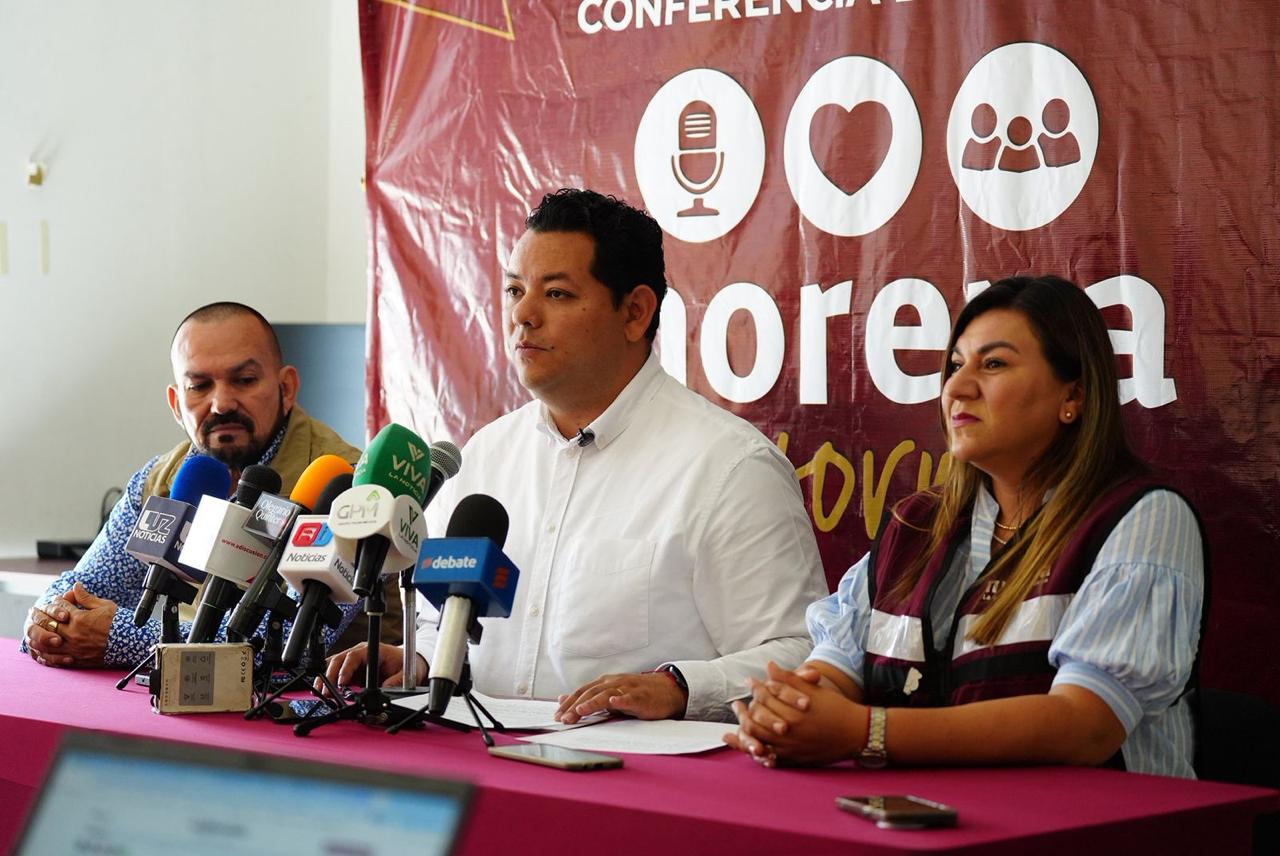 CULIACAN POLITICA 08 ABRIL El dirigente estatal Edgar Barraza informó que este mes de abril se registrará a adultos mayores de 85 años en módulos de Bienestar para integrar el sistema de salud digital.