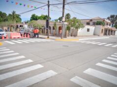 Entrega alcalde de Ahome obra de pavimento con concreto hidráulico en la Higuera