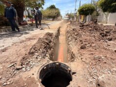Avanzan obras de rehabilitación de drenajes, y disminuyen reportes en Ahome
