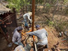 Gobierno fortense realiza desazolve en pozo de Estación Hoyancos para atender desabasto de agua